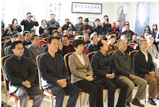 高明柱应邀参加在中国文联文艺家之家举办的“庆祝十九大不忘初心跟党走 企业优秀书画作品展”