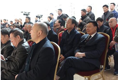 高明柱应邀参加在中国文联文艺家之家举办的“庆祝十九大不忘初心跟党走 企业优秀书画作品展”