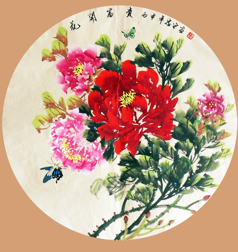黄忠平作品 《花开富贵》