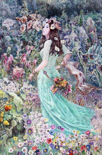 百花园 153cmx100cm