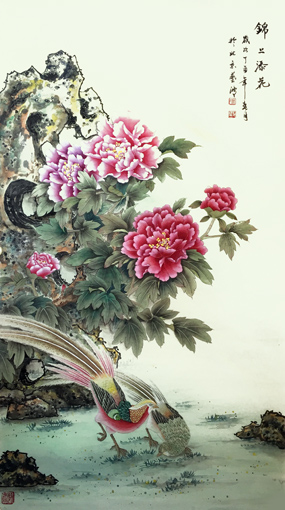 户广生作品《锦上添花》