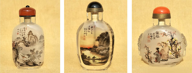 《风雨欲来》《观山人家夕阳红》《观梅图》