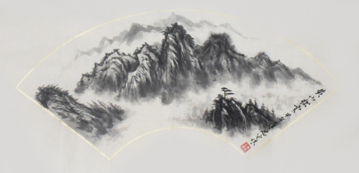 黄忠平作品——《黄山松云》