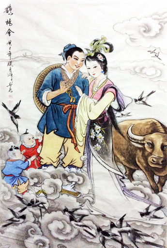 卢成仕作品——《鹊桥会》
