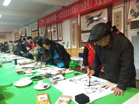 “不忘初心• 牢记使命”书画楹联惠民展暨笔会在沧州举行