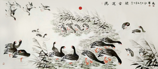 罗维存作品——《鸿运当头》