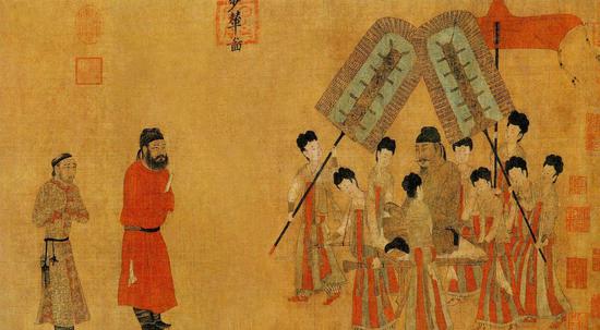 传世名画《步辇图》真假疑云 传世名画《步辇图》真假疑云