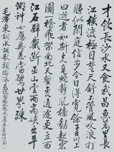 毛泽东《水调歌头 游泳》