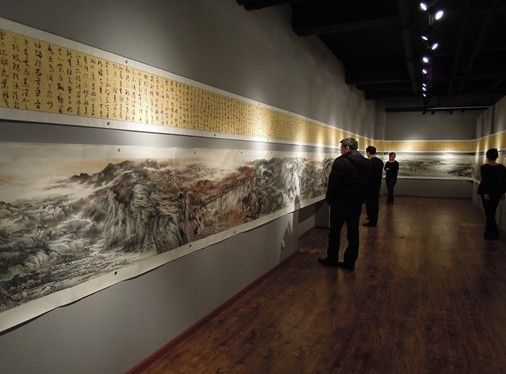 巴蜀名家黄国铭《河山万里图》画展京城庆两会