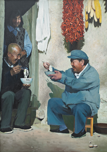 郭银峰油画作品《有味》
