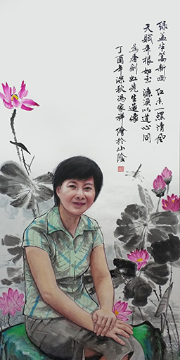 《屠剑虹》规格：4尺宣整