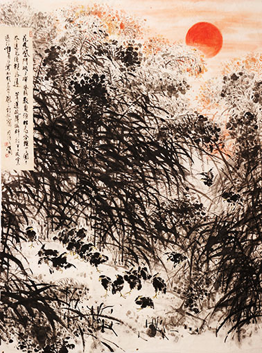 《夕照》170X130cm