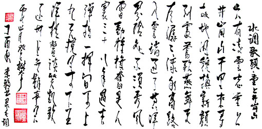 《水调歌头·重上井冈山》