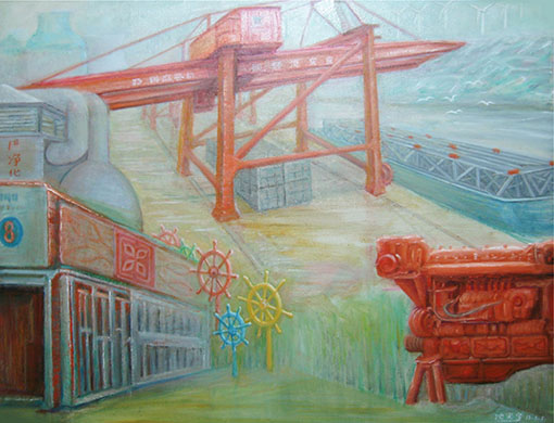 《环境实业》规格：100x80cm