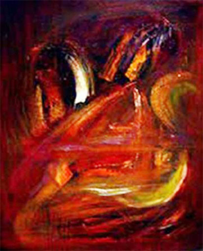 《中国红系列之魂》规格：80x60cm