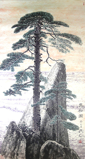 青松图2013 176x95cm