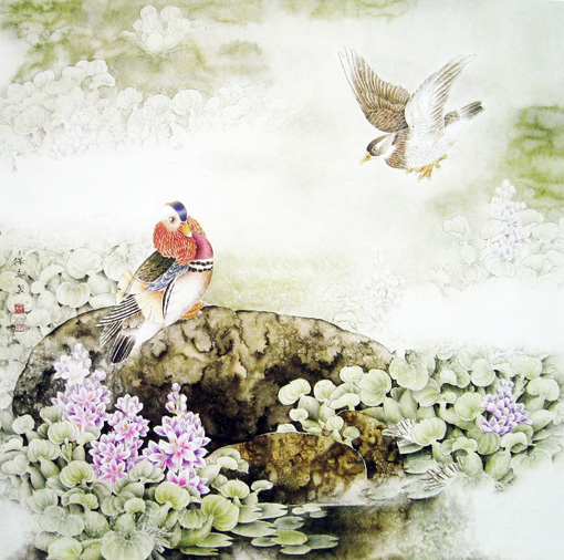 《情难弃》规格：85x85cm