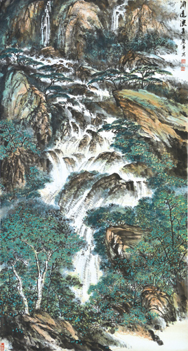 《渊远流长》 178cm×97cm 2006年