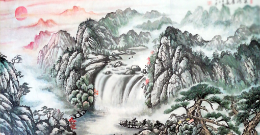 方文采作品《江山多娇》 方文采作品《江山多娇》