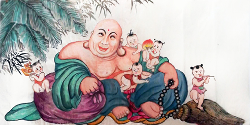 方文采作品《笑口常开》 方文采作品《笑口常开》