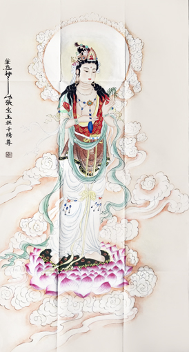 张宝玉作品《拱手秀尊》 张宝玉作品《拱手秀尊》