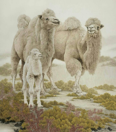 《吉祥三宝》180cm×210cm