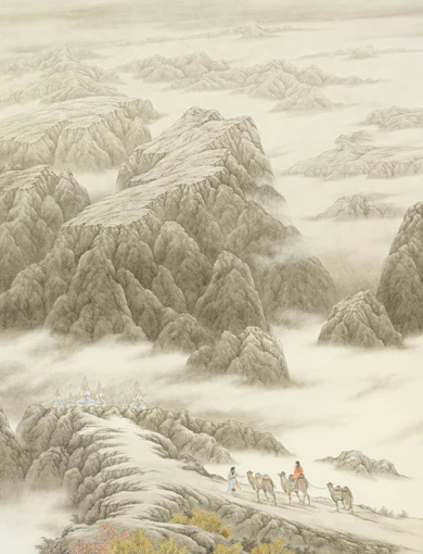 《圣地驼声》180cmX240cm