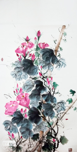 胡一然作品3《晨光曲》69cmX138cm