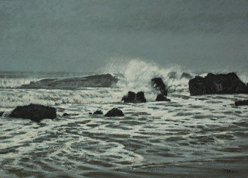 《海之舞系列9》50x70cm布面油彩 《海之舞系列9》50x70cm布面油彩