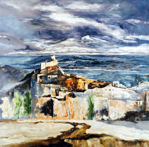 《丰碑》100x100cm