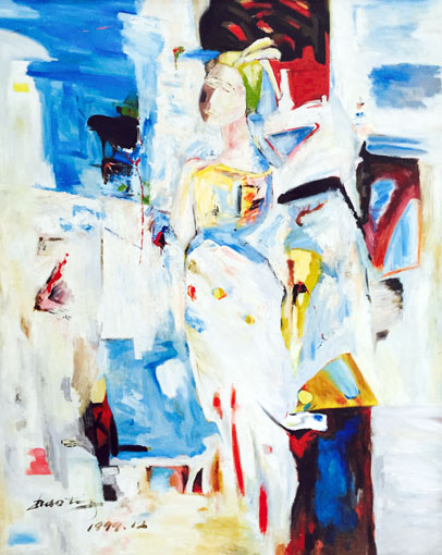 《幻影》安徽省第六届艺术节铜奖。100x80cm