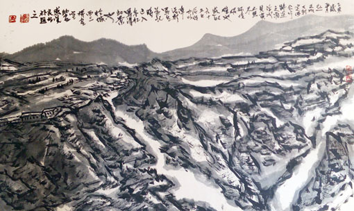 《定西山路 》47x74cm