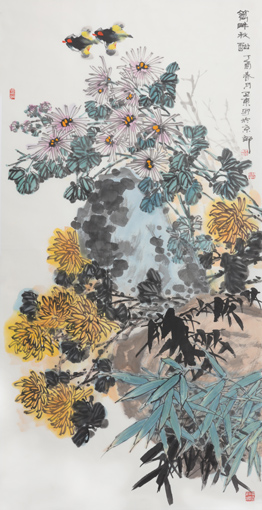 《篱畔秋酣》