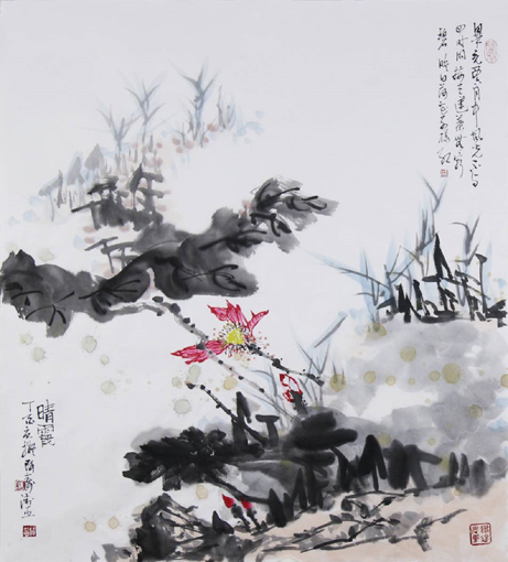 《晴霞》