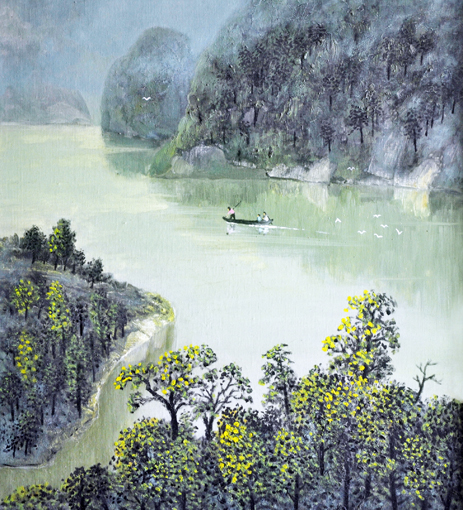 《寻》油画规格：90X80cm（此作品广东电视台收藏）