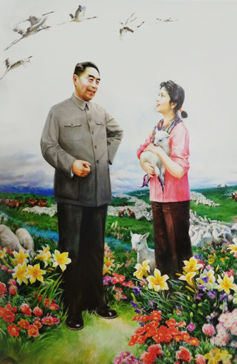 徐震时《草原之春》（与赵幼华合作 全国获奖作品）2008年135cmX96cm