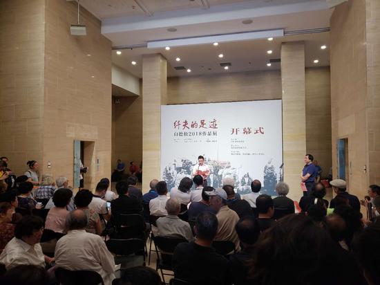 纤夫的足迹——白德松2018画展在中国美术馆开幕