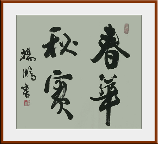 杨鹏作品《春华秋实》