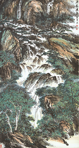 《渊远流长》规格：178x97cm 创作时间：2006年