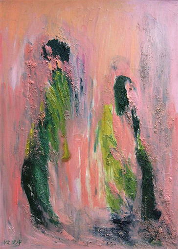 沈光宇作品《缘》规格:55x66cm 沈光宇作品《缘》规格:55x66cm