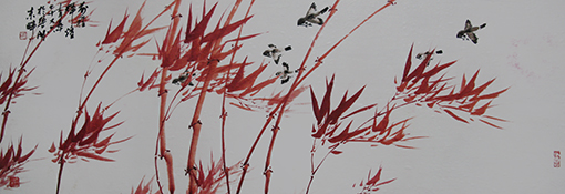 《前程辉煌》 规格：134x34cm