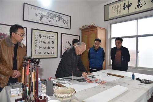 扶沟县举办庆祝中国记者节新闻书画笔会