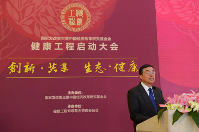 中国经济改革研究基金会健康工程组委会主任何丕洁致辞