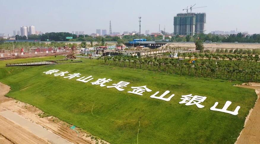 绿化生态工程 又见滹沱河生态之美