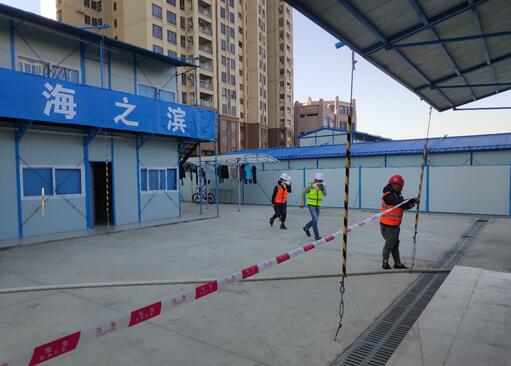 湛江市东盛路公租房项目开展消防应急演练活动