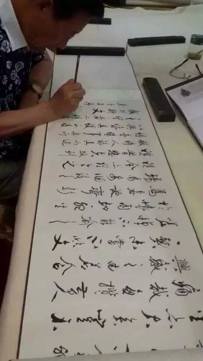 杜老师现场书长卷《兰亭序》